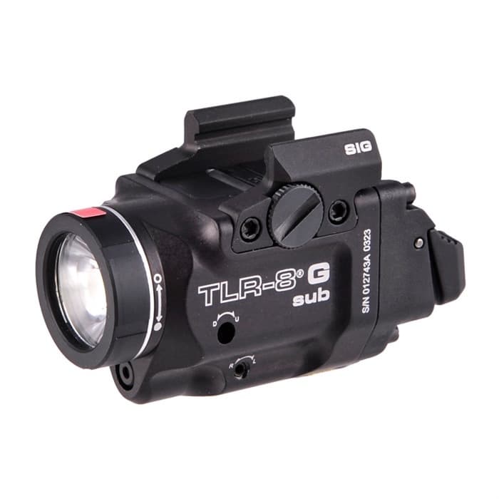 Streamlight 69437 TLR-8 w/Laser Black Anodized, Green...