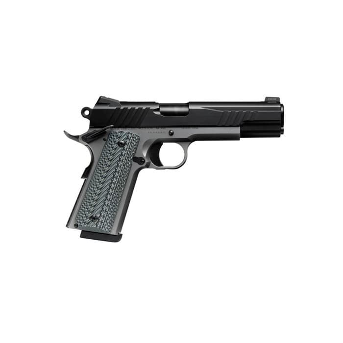 SAV 67201 1911 GOVT 45 5IN BLK/SS BLK MELONITE