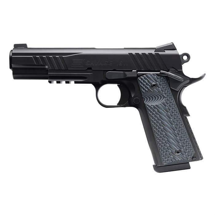 SAV 67210 1911 GOVT 45 5IN BLK/BLK BLK MELONITE 2T
