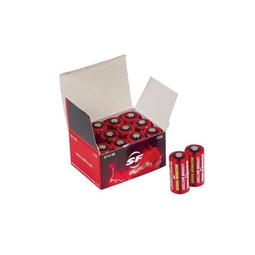 SureFire SF12BB 123A Batteries Red/Black 3.0 Volts...
