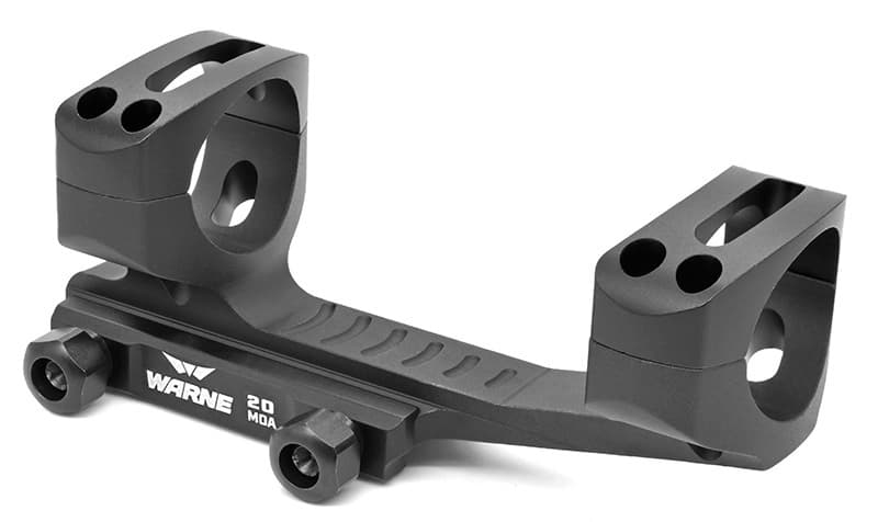 Warne LRSKEL34TW Skeletonized Scope Mount/Ring Combo...