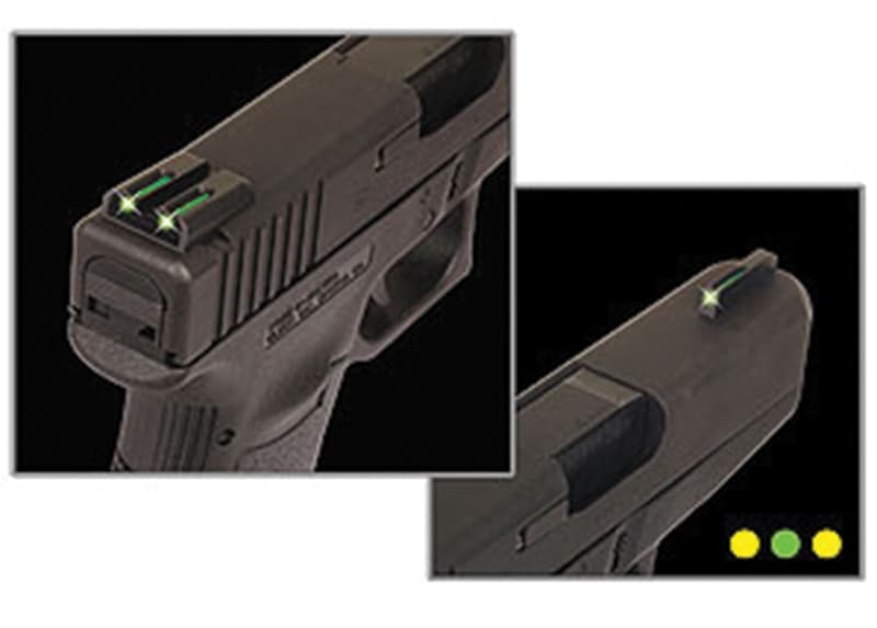 TruGlo TG131GT1Y TFO Black | Green Tritium & Fiber...